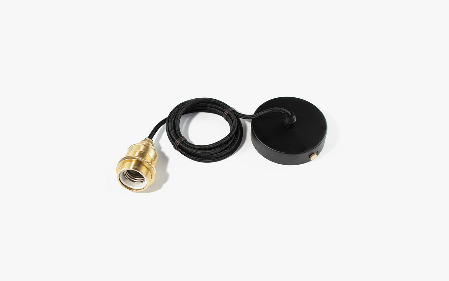 Black & Brass E26 Ceiling Kit - USA/CANADA