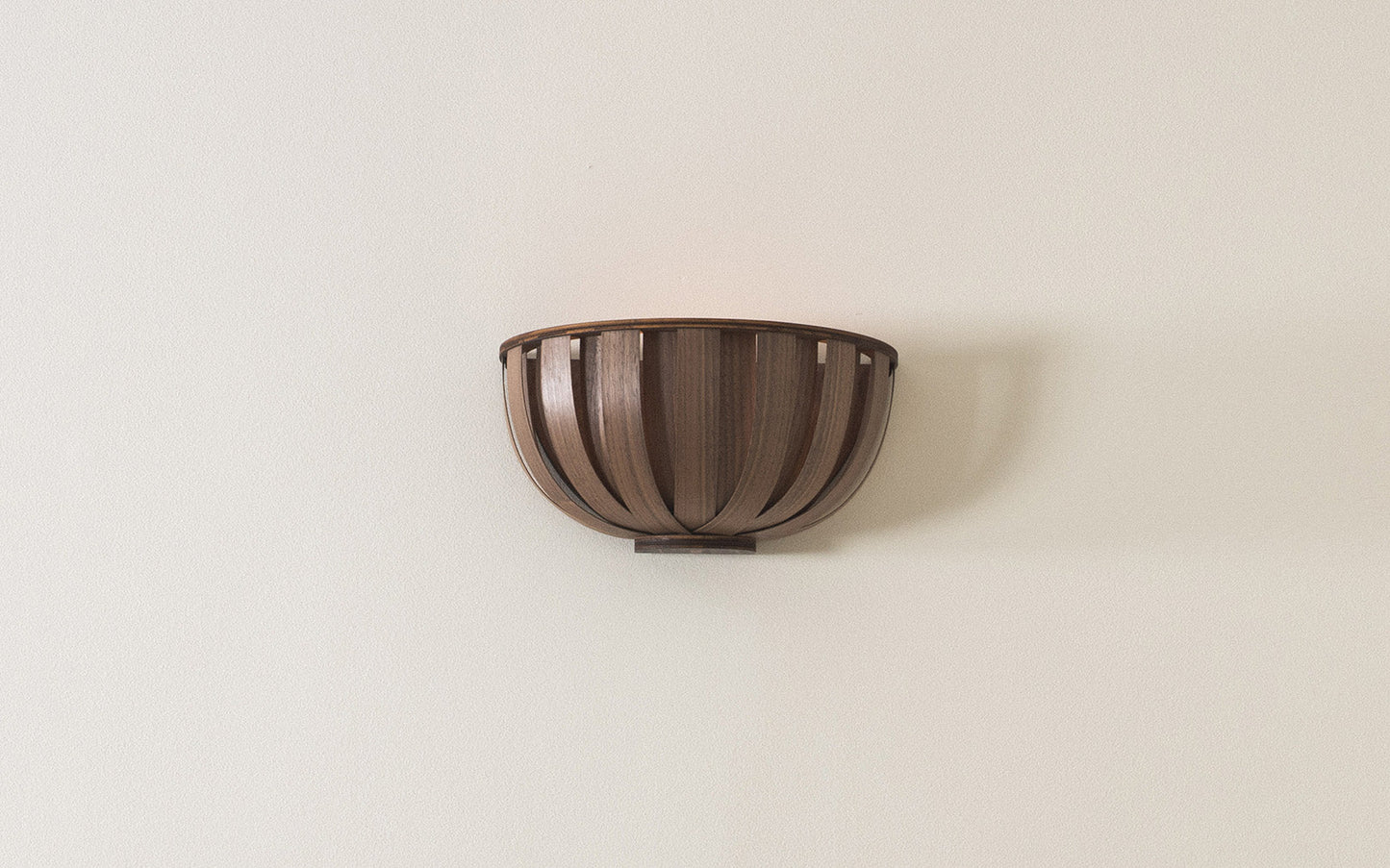 Urchin Wall Uplighter - oak wood
