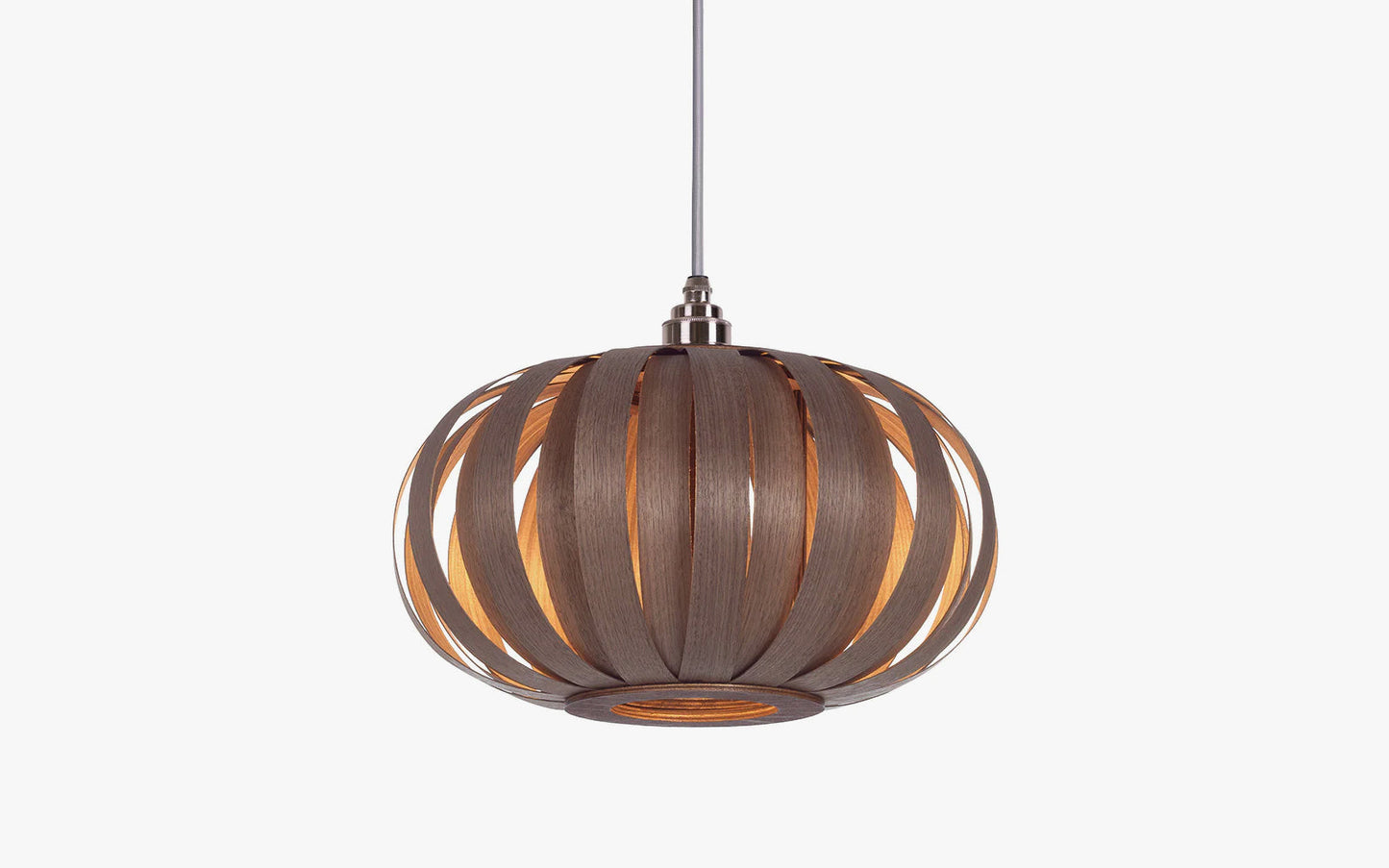 Urchin Pendant Small - oak wood