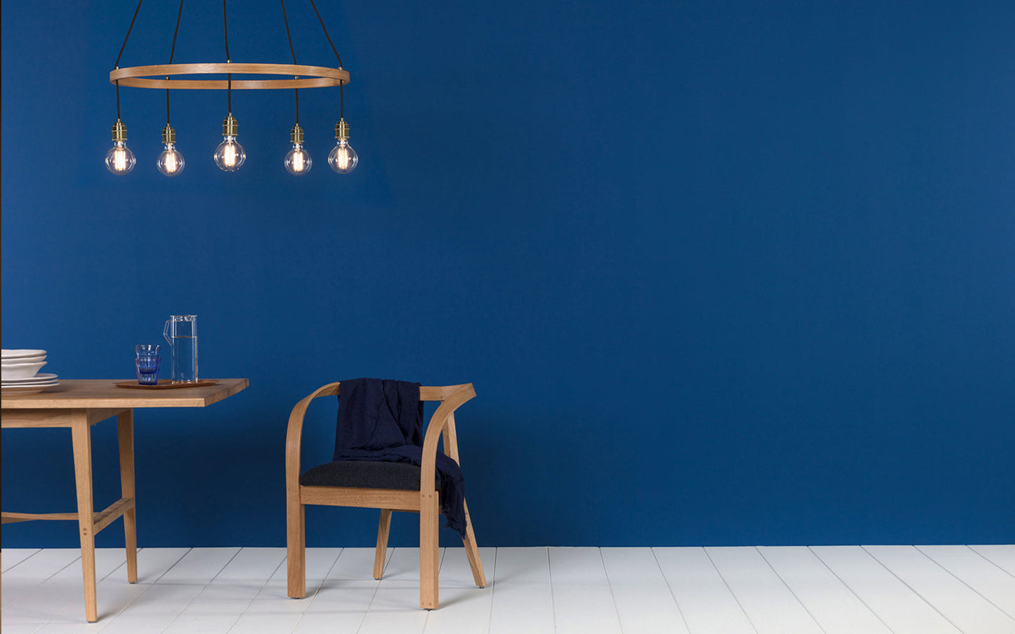 Kern Pendant Large - oak wood