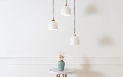 Bue Pendant - Trio Cluster - oak wood