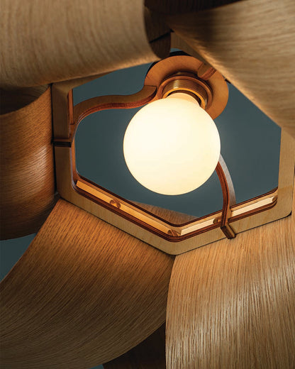 Drift Pendant - oak wood