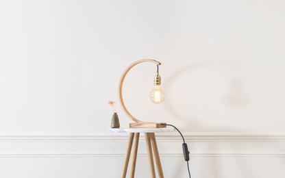 Hanter Table Light - oak wood