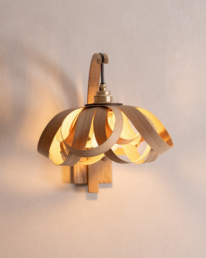 Skipper X-Small - Stem Wall Light - oak wood