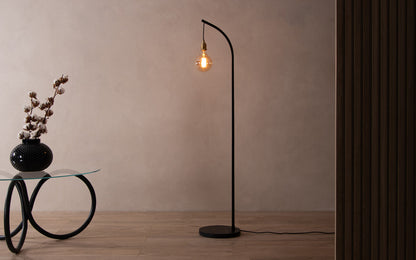 Noctis Mooring Floor Light - oak wood