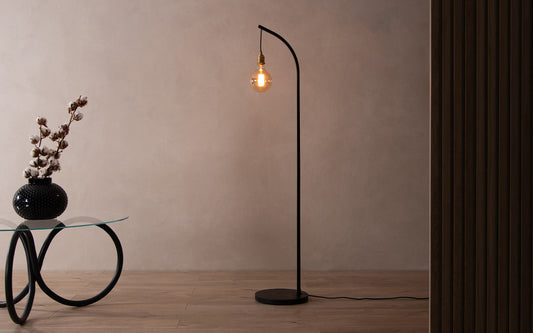 Noctis Mooring Floor Light - oak wood