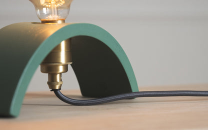 Cove Archer Table Light - Falmouth Blue - brass