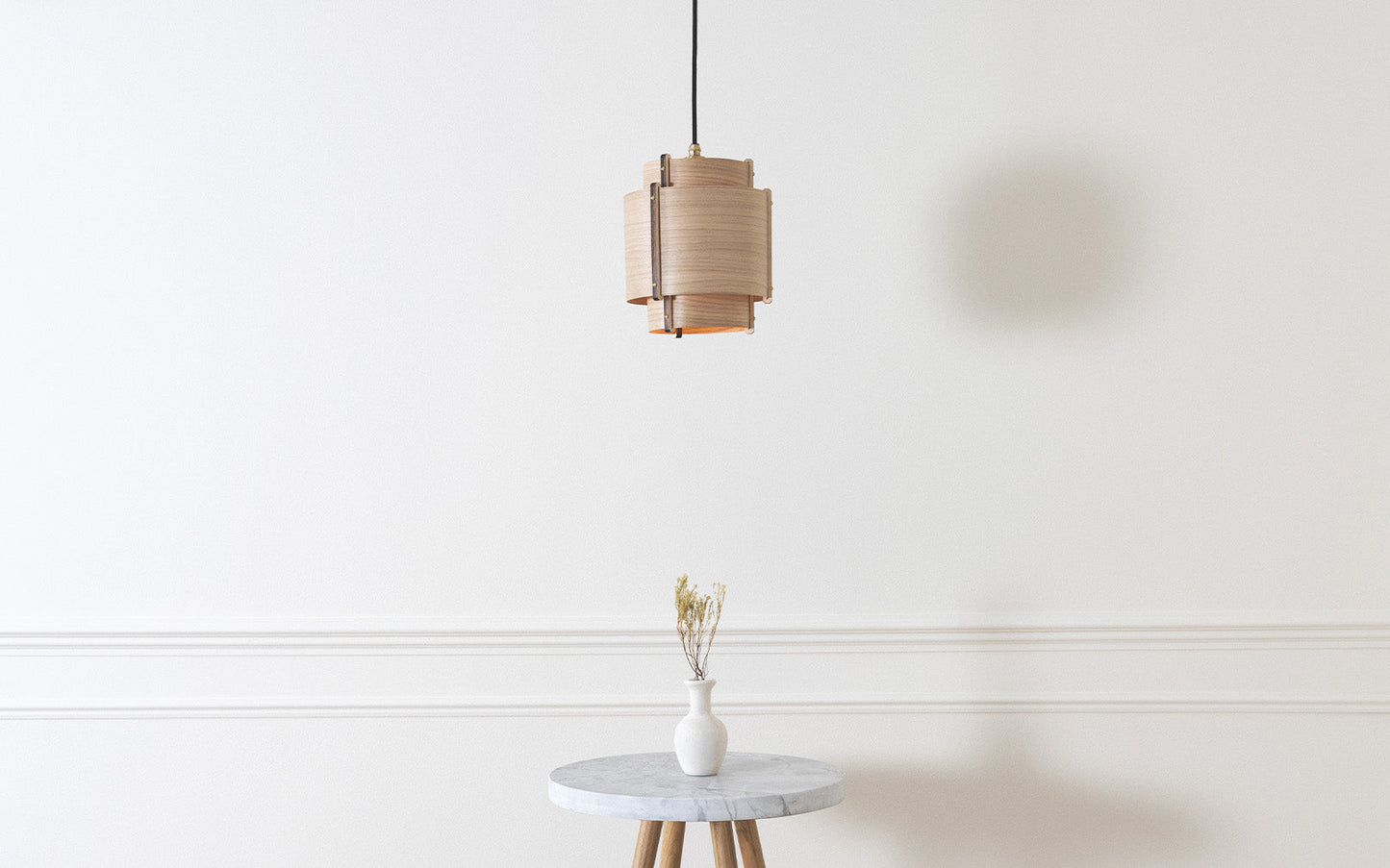 Leven Pendant Small - oak wood
