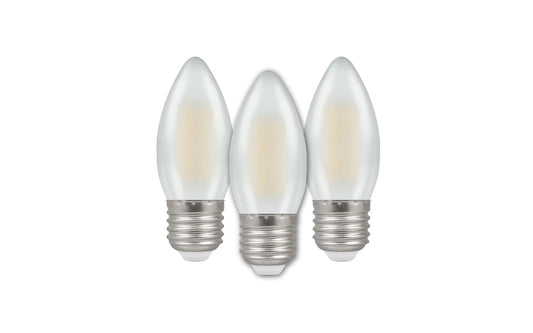 3* Crompton LED Filament Pearl 7192 Light Bulb - Included