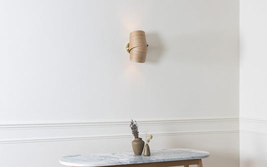 Neap Wall Light - oak wood