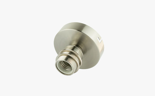 Flush Satin Nickel E26 Ceiling Kit - USA/ CANADA