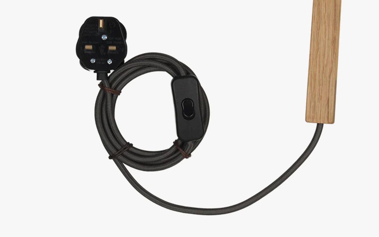 Stem Wall Light - oak wood