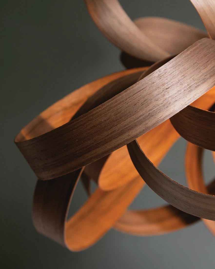 Skipper Pendant Small - oak wood