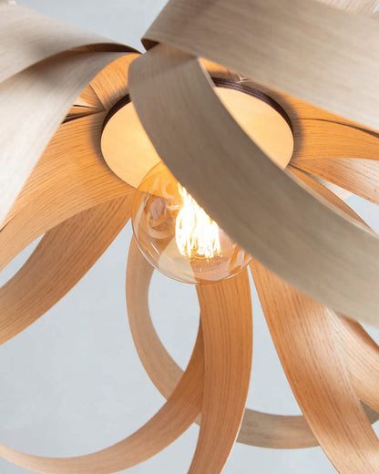 Skipper Pendant - oak wood