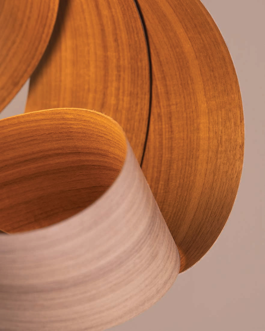 Shore Pendant - oak wood