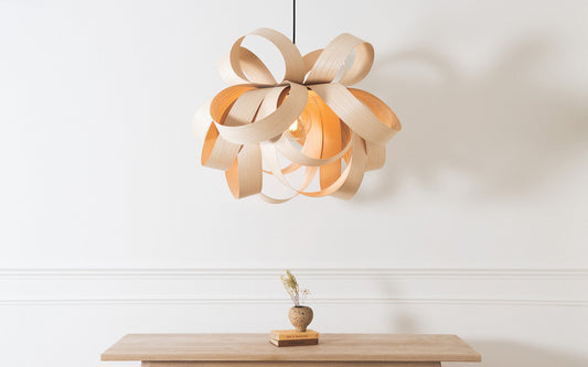 Skipper Pendant Large - oak wood