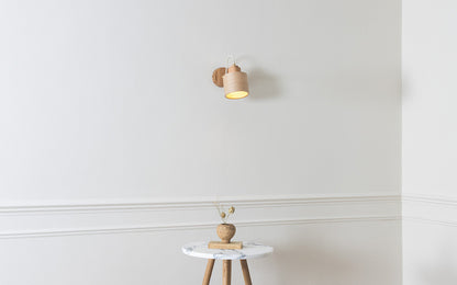 Spire Wall Light - oak wood