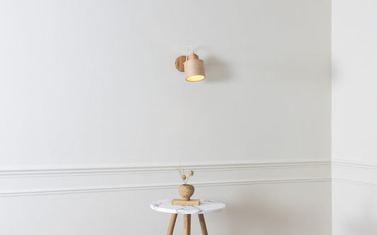 Spire Wall Light - oak wood