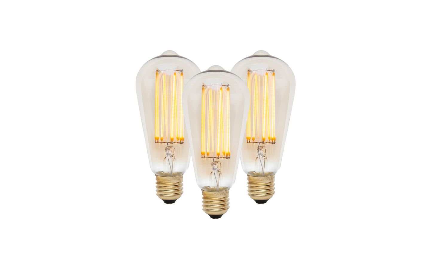 3* Crompton 4238 Squirrel 5W LED Filament Light Bulb - Included