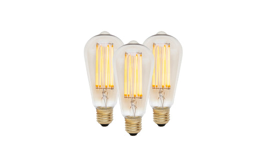3* Crompton 4238 Squirrel 5W LED Filament Light Bulb - Included