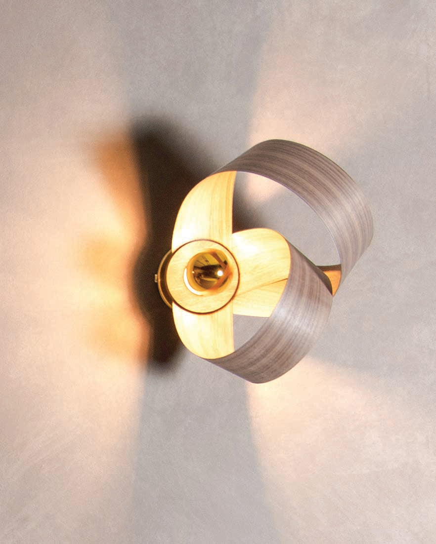 Verso Wall Light - wood