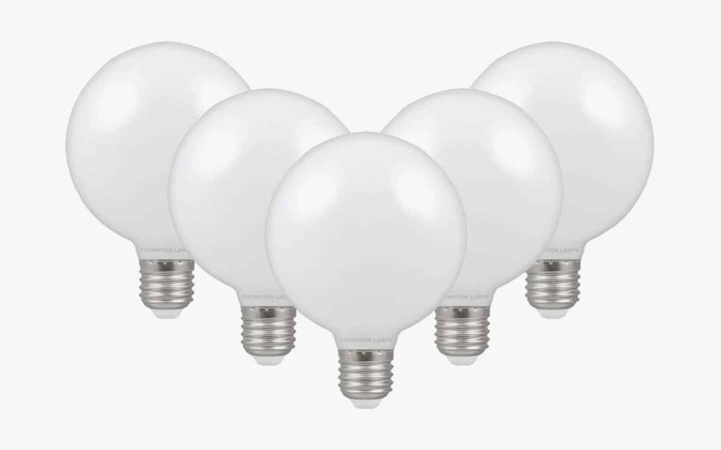 Crompton 12677 LED G95 Globe Light Bulb - glass