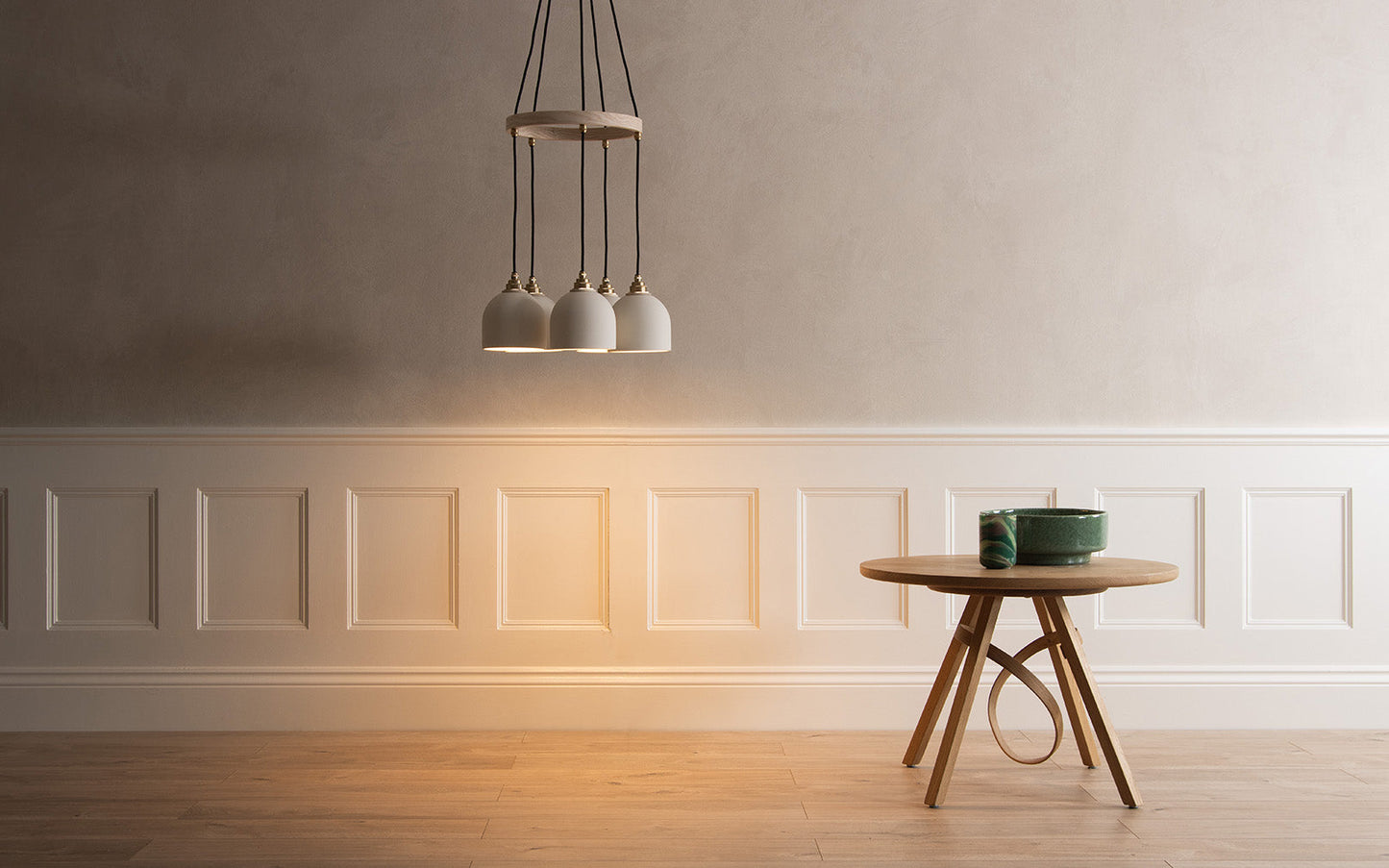 Bue Chandelier - ceramic