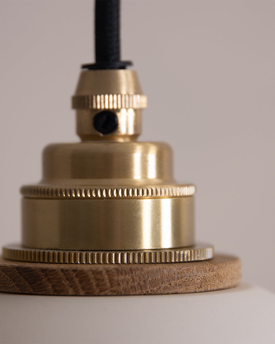 Bue Pendant - Trio Cluster - oak wood