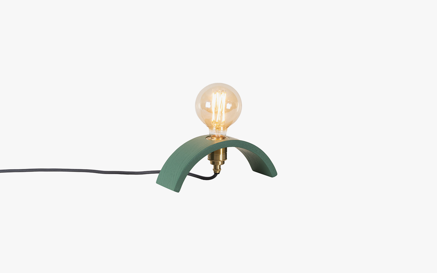 Cove Archer Table Light - Falmouth Blue - brass