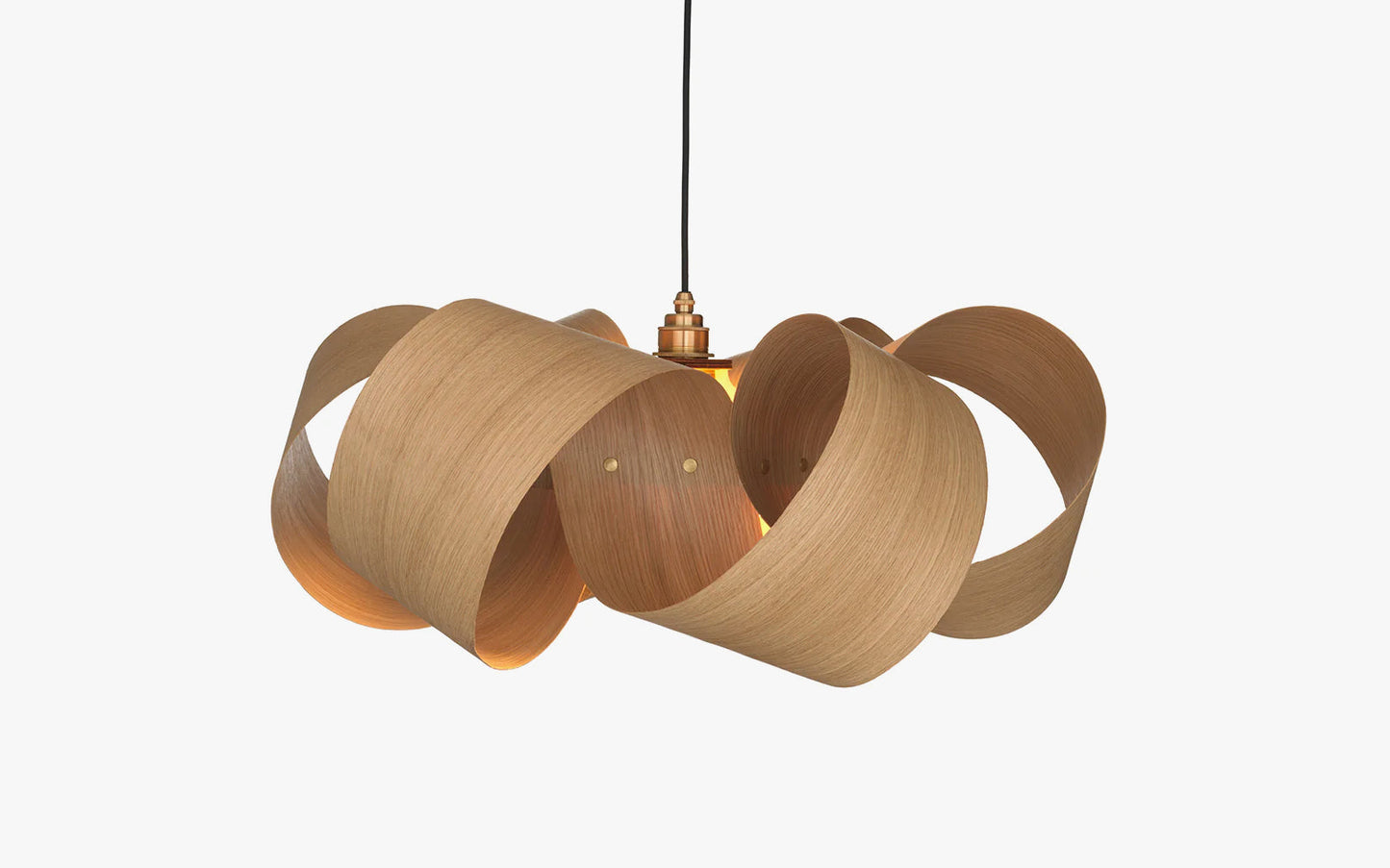 Drift Pendant - oak wood