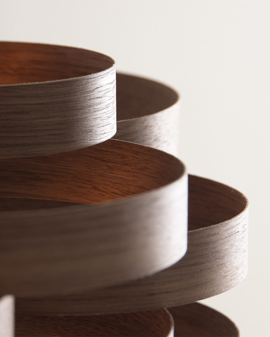 Gwenen Floor Light - oak wood