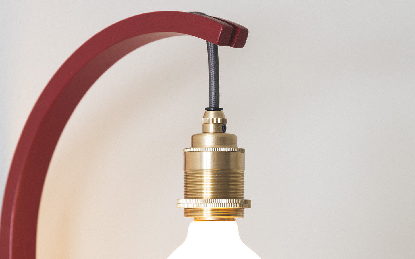 Cove Hanter Wall Light - Falmouth Blue - oak wood