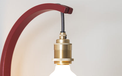 Cove Hanter Wall Light - Falmouth Blue - oak wood