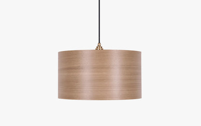 Kanna Drum Pendant Large - oak wood