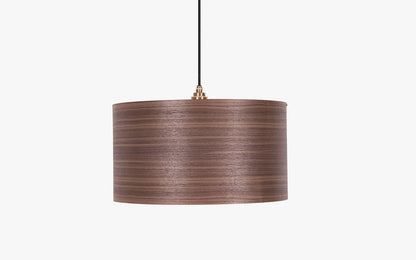 Kanna Drum Pendant Large - oak wood