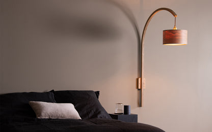 Kanna - Tilow Wall Light Large - oak wood