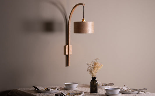 Kanna - Tilow Wall Light - oak wood