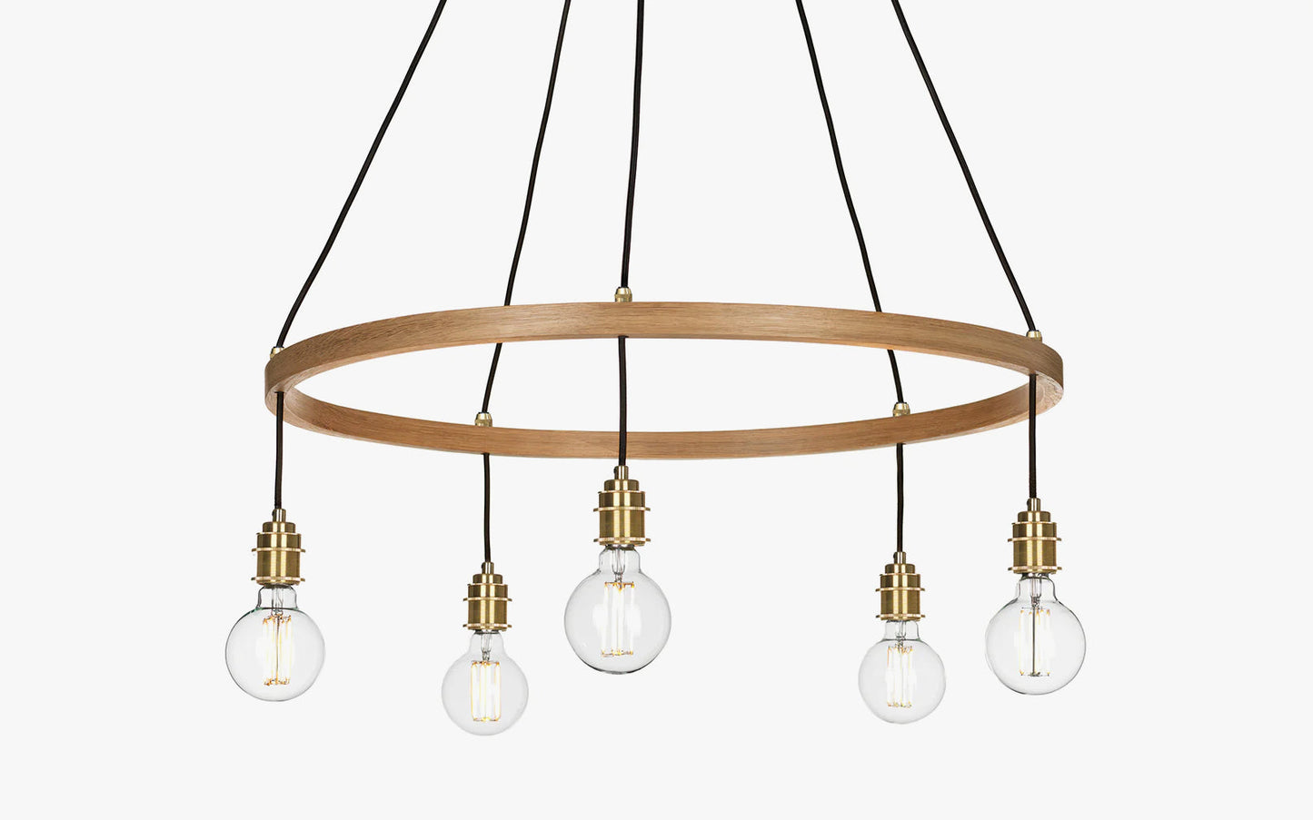 Kern Pendant Large - oak wood