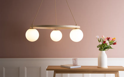 Loer Chandelier - glass