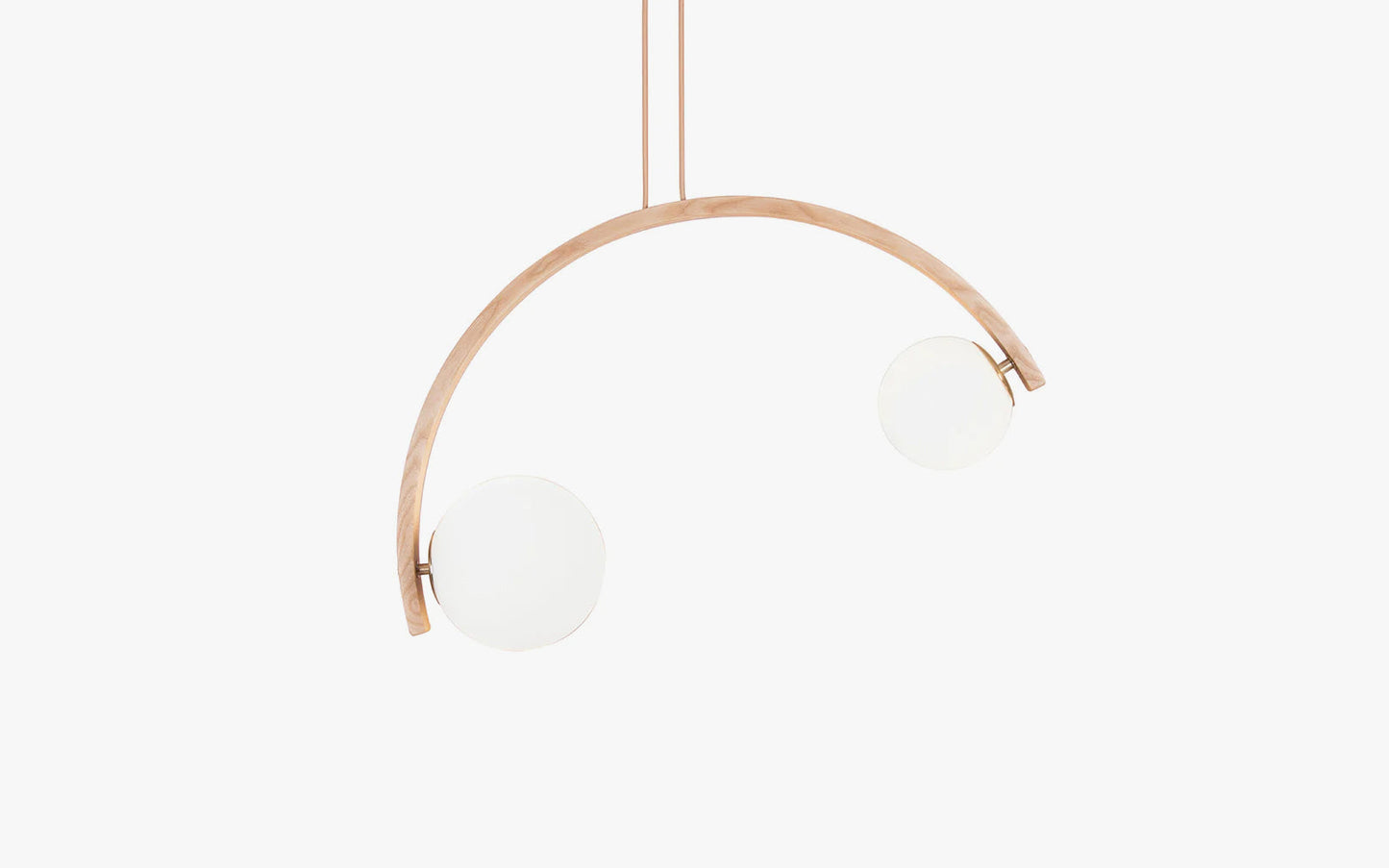 Loer Crescent Pendant - glass