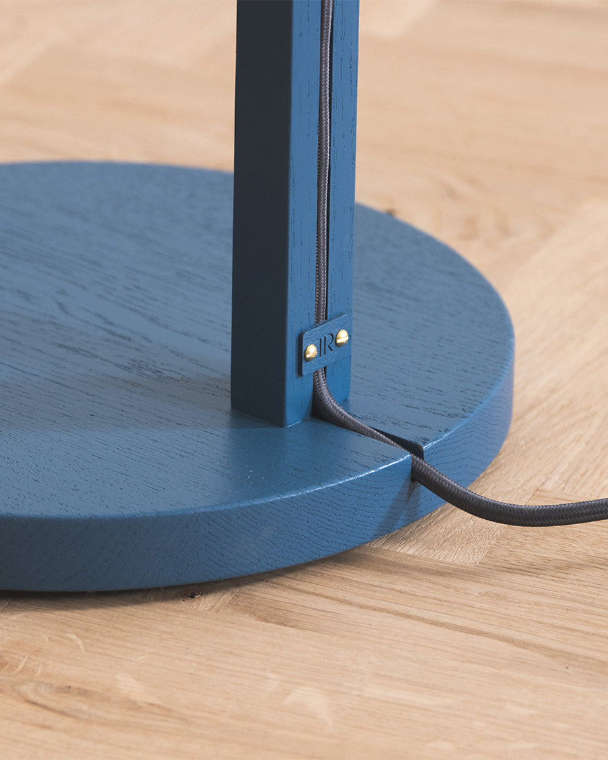 Cove Mooring Floor Light - Falmouth Blue - iron