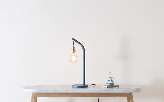 Cove Mooring Table Light - Falmouth Blue - iron
