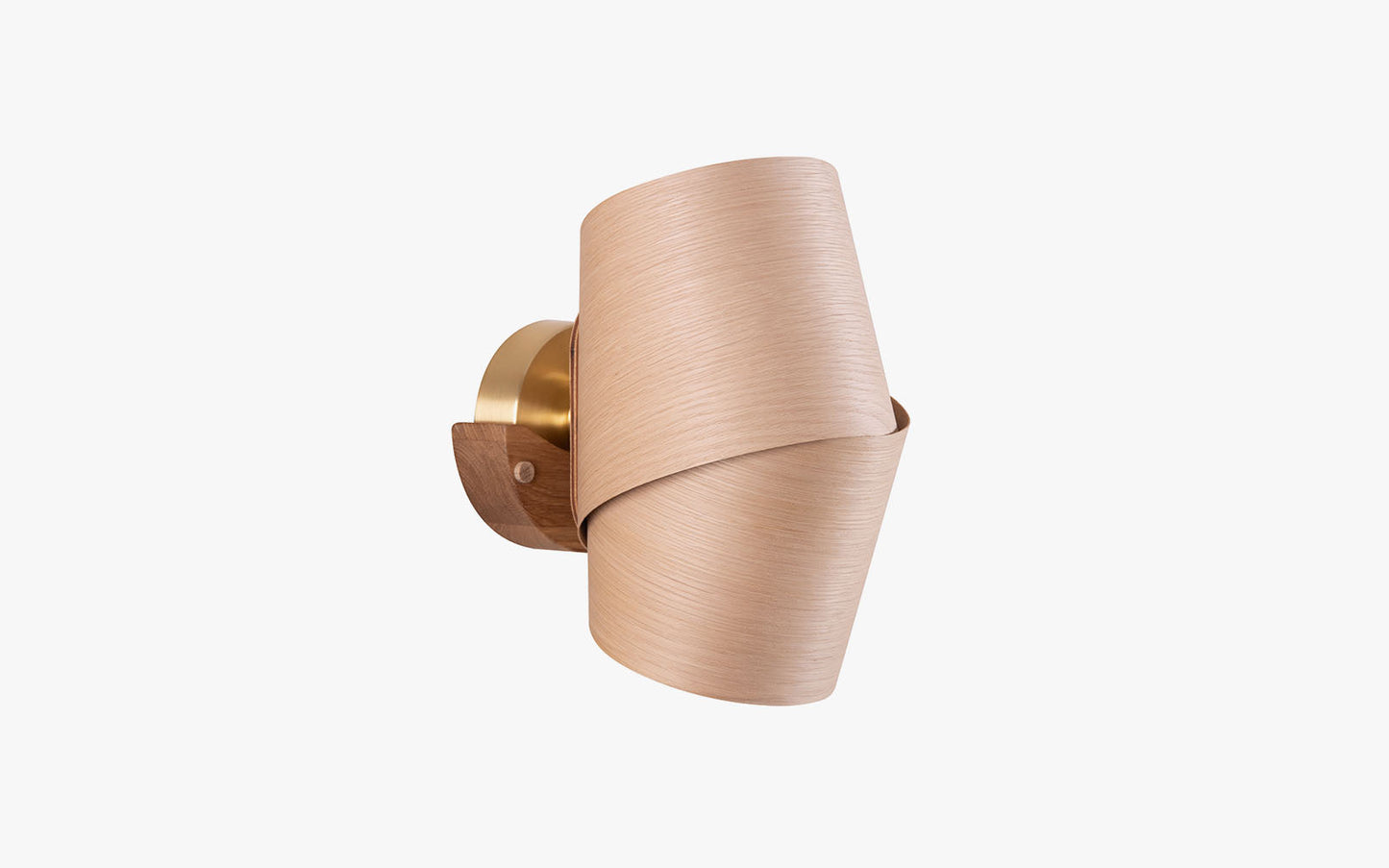Neap Wireless Wall Light - oak wood