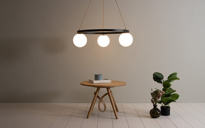 Noctis Loer Chandelier - glass