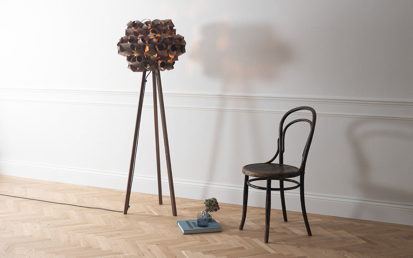 Shoal Floor Light - oak wood