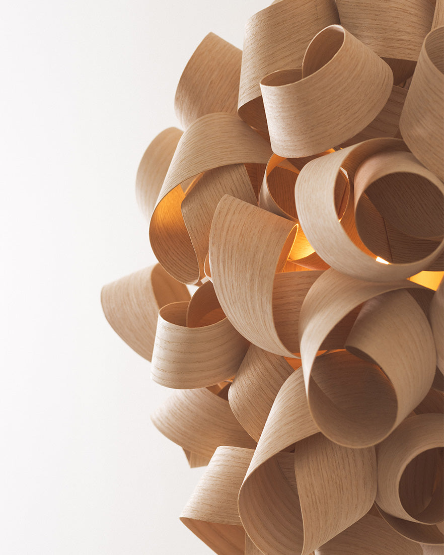 Shoal Wall Light - oak wood