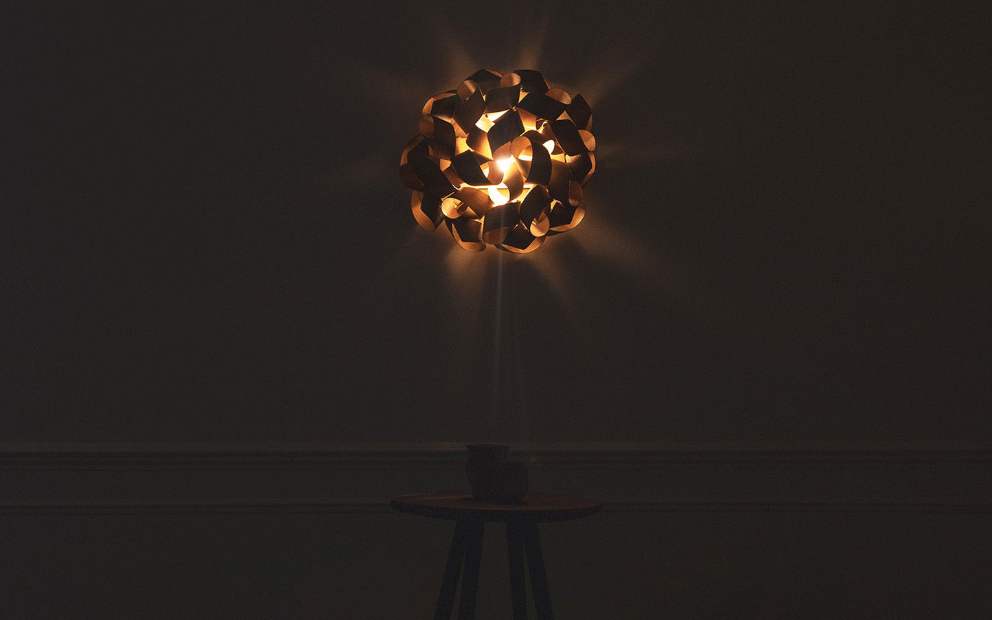 Shoal Wall Light - oak wood