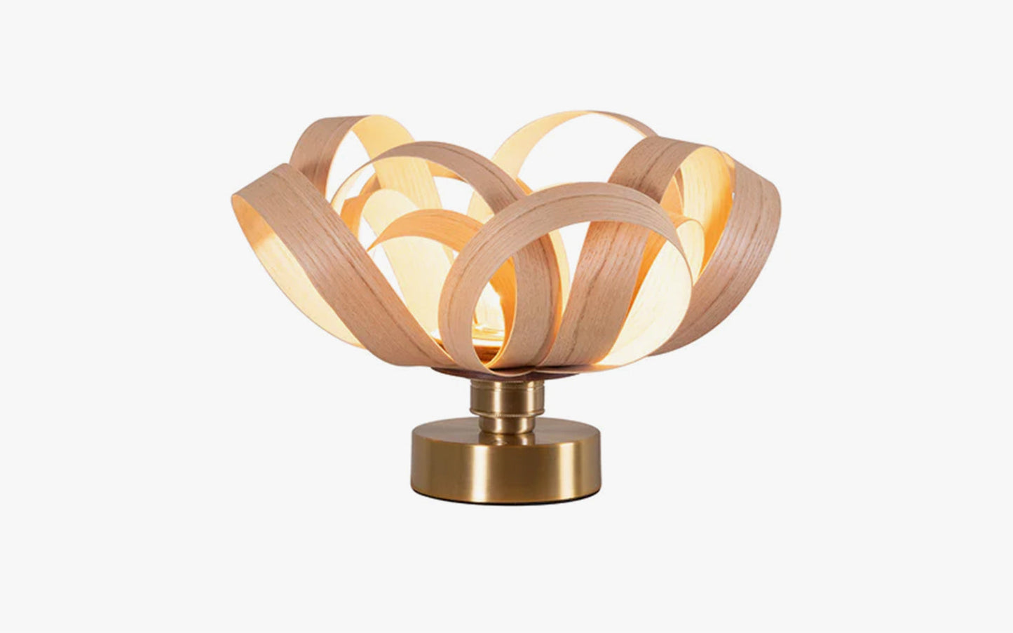 Skipper Portable Table Light - oak wood