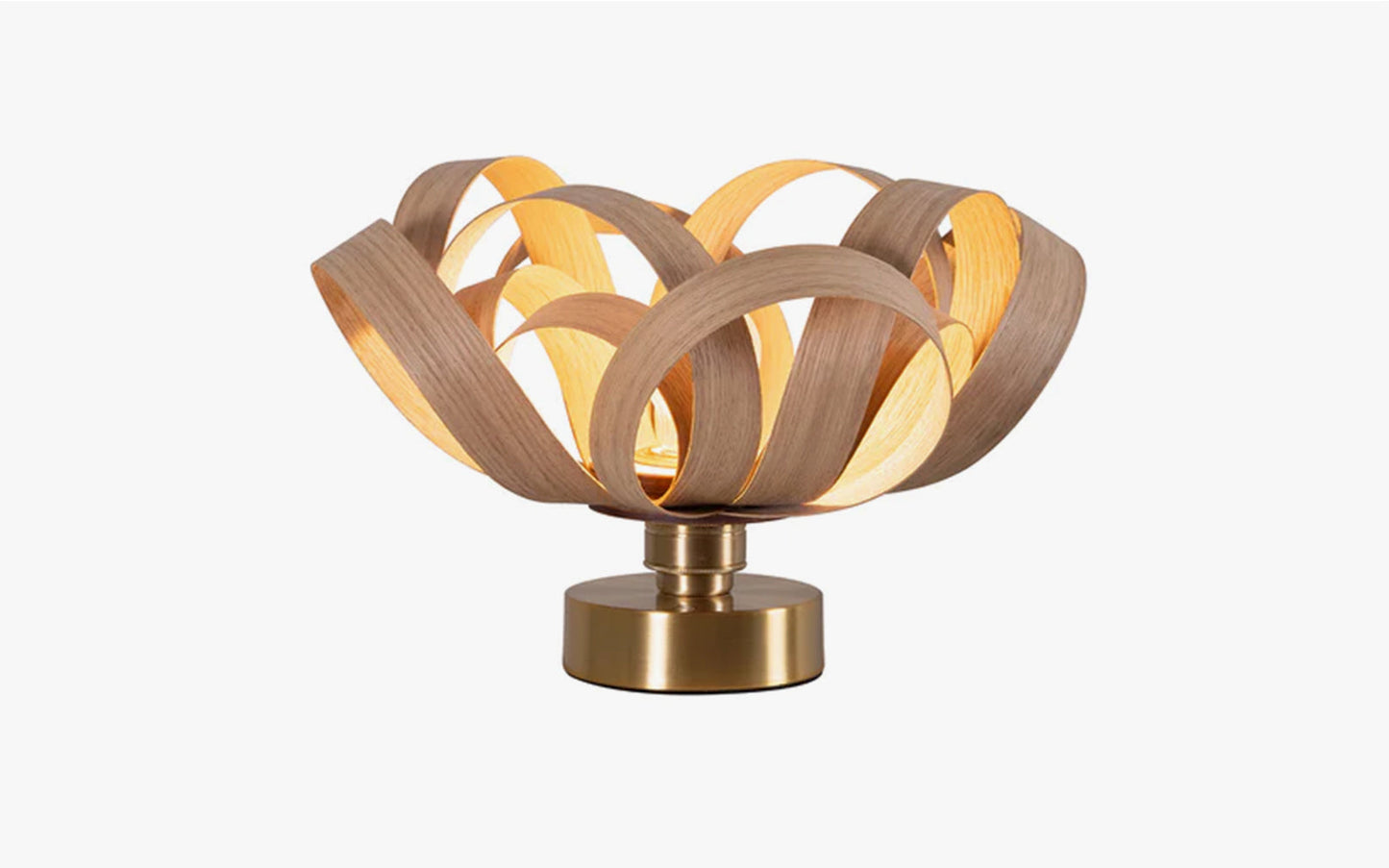 Skipper Portable Table Light - oak wood