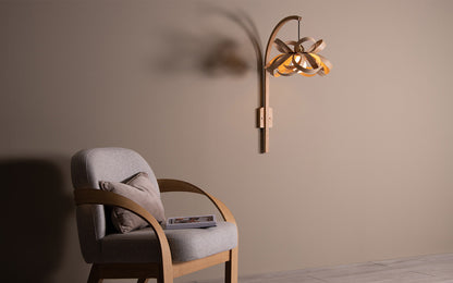 Skipper Small - Tilow Wall Light - oak wood